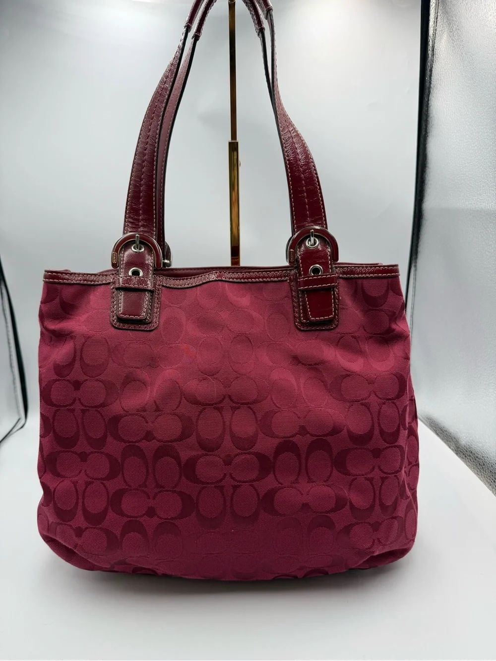 Coach Soho Signature Jacquard Tote Bag (Style F17401) Vintage Y2K